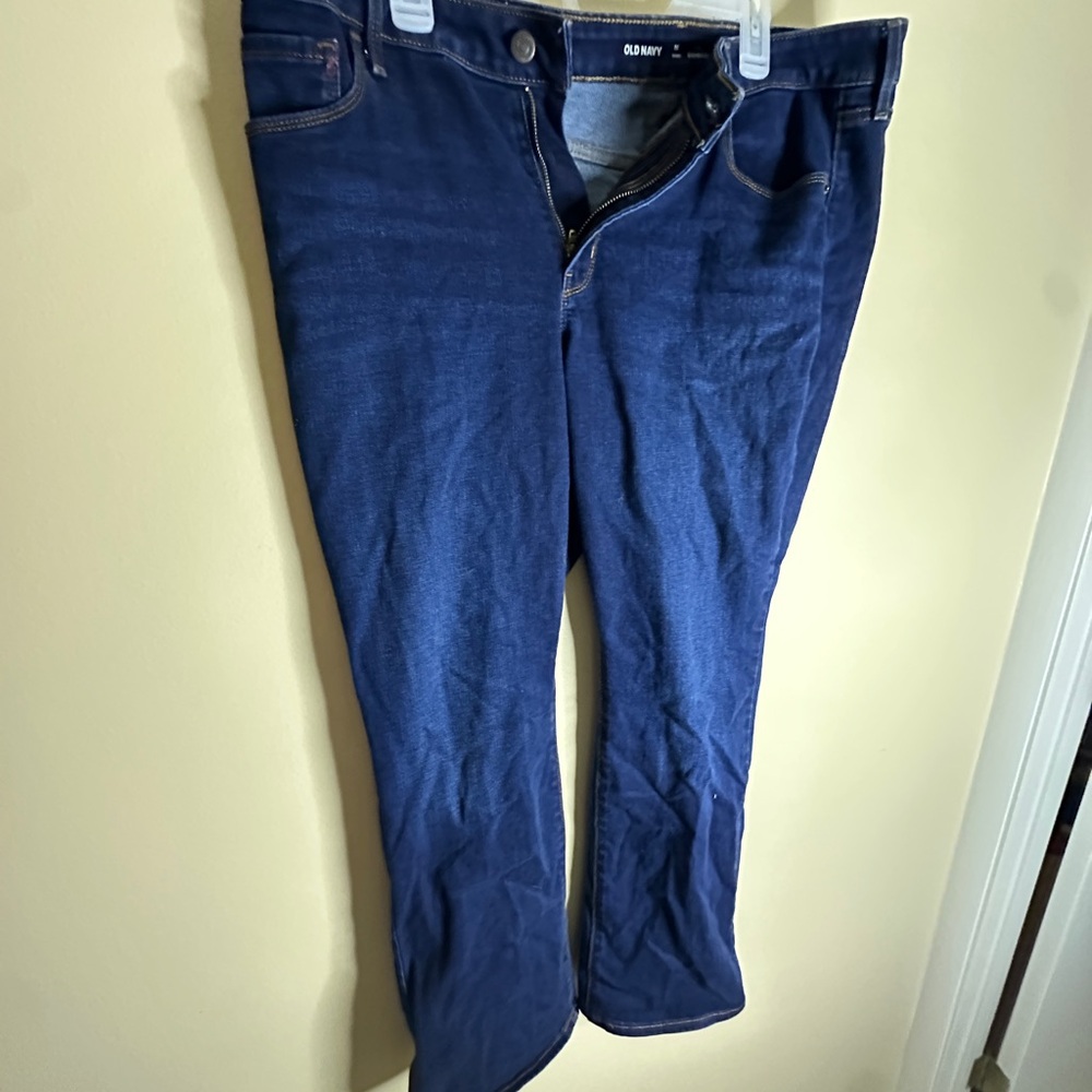 Old Navy Women's Dark Blue Boot Cut Jeans - Picture 3 of 4